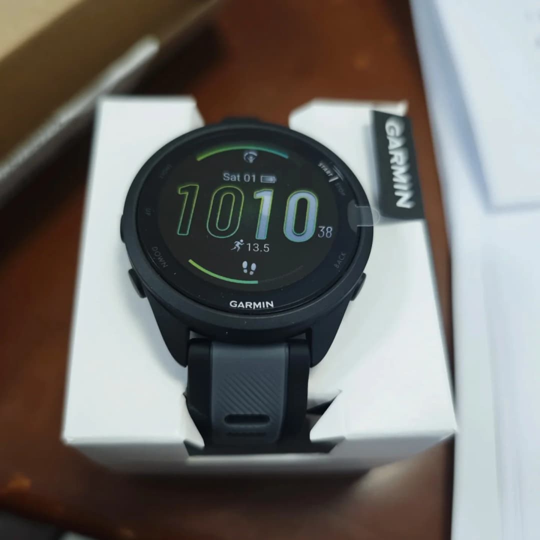Garmin Forerunner 165 GPS Running Smartwatch AMOLED Touchscreen 11 Days Battery Life Training Metrics and Recovery Insights - 5