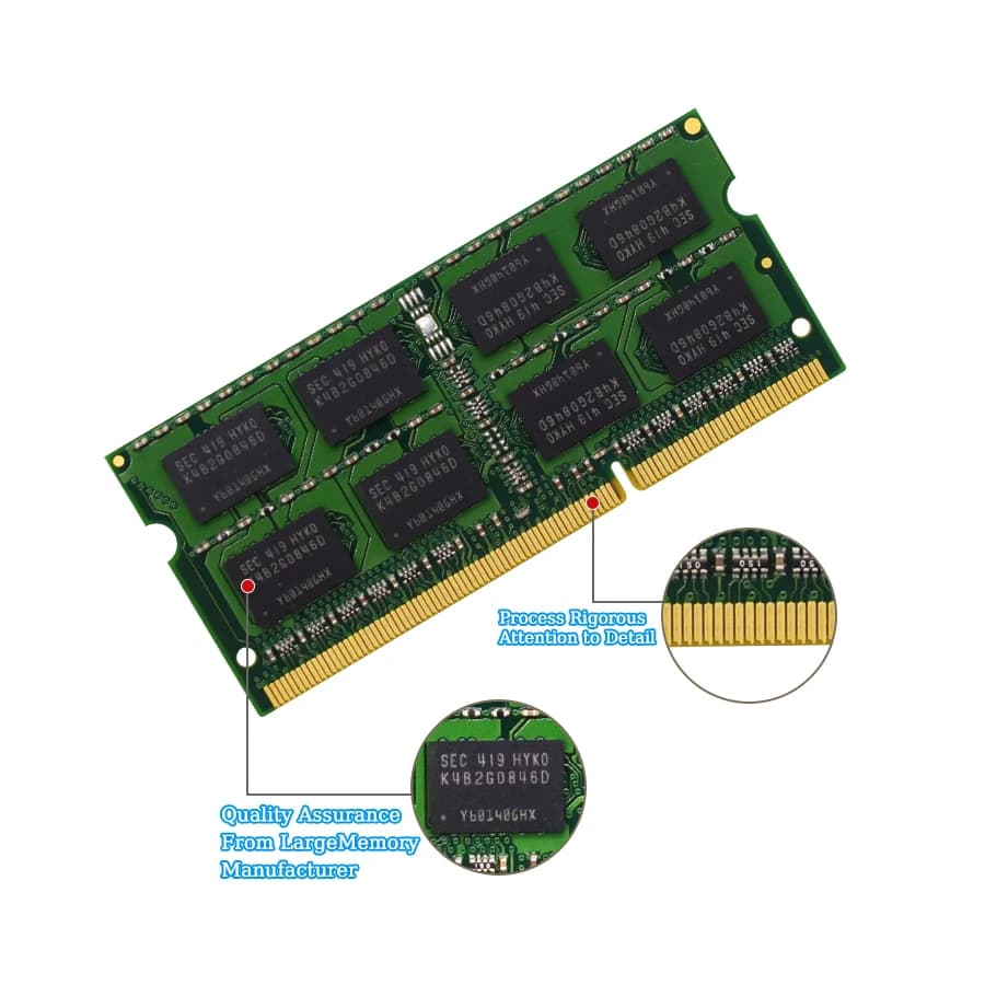 Kingston 2pcs Laptop Ram DDR3L DDR3 8GB 4GB 1066 1333 1600 1866Mhz SODIMM PC3-8500 10600 12800 Notebook Ram DDR3 Dual Channel - 3