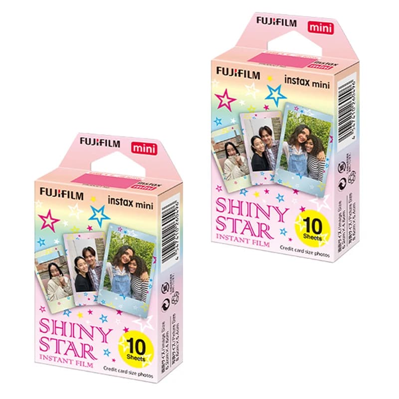 10/20/30Sheets Fujifilm Shiny Star Instax Mini Color Film Photo Paper For Fuji Mini 12 8 9 7s 25 26 70 90 Instant Camera SP-1 2 - 3