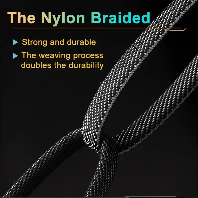 4 في 1 كابل بيانات USB متعدد، PD 65 واط، شحن سريع USB C PD، متوافق مع آيفون 15/14 ماكس، ماك بوك، سامسونج Type C - 4