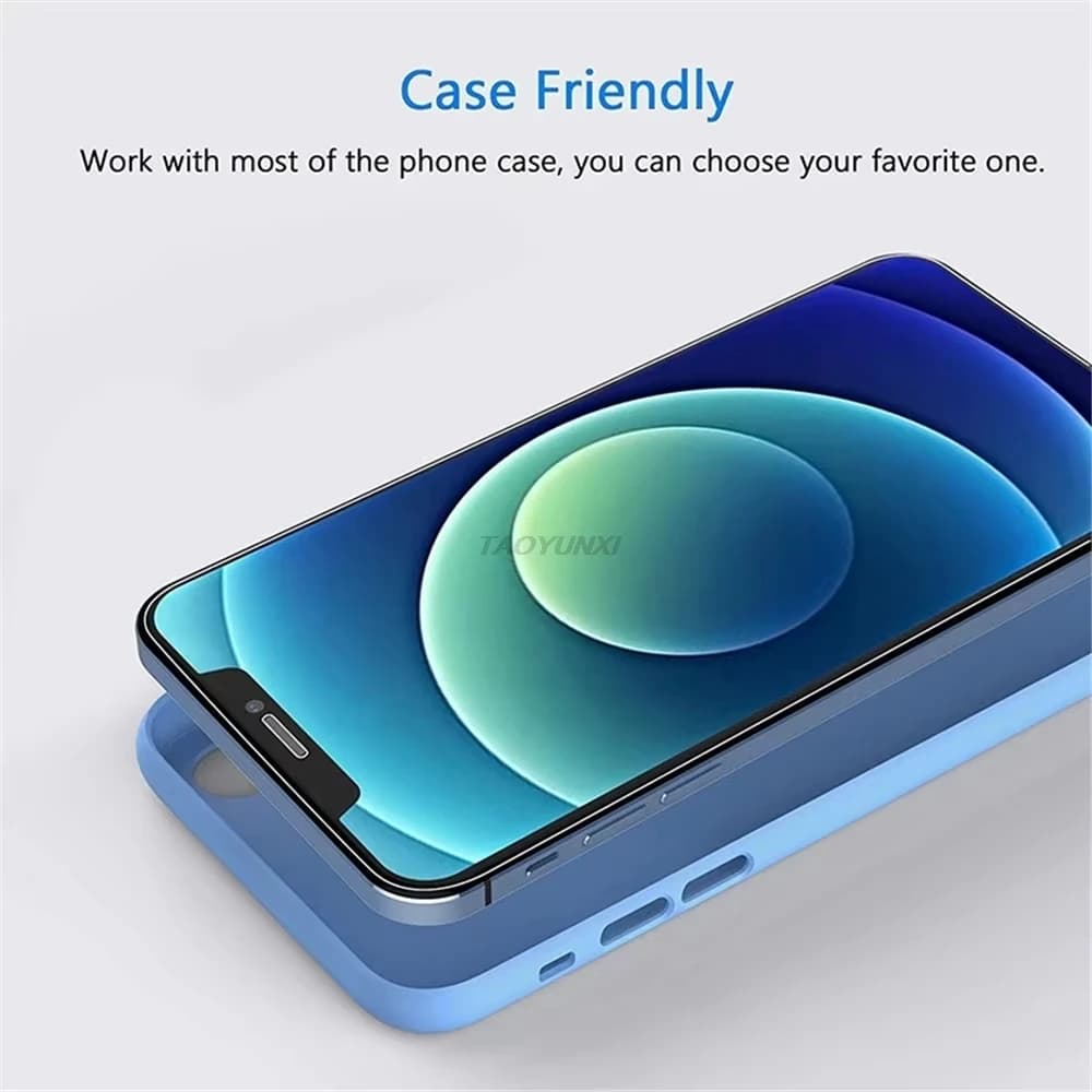 1-4Pcs Protective Glass For iPhone 17 16 15 14 13 12 11 Pro XR X XS Max Screen Protectors For iPhone 7 8 6 Plus 12 13 Mini Glass - 5