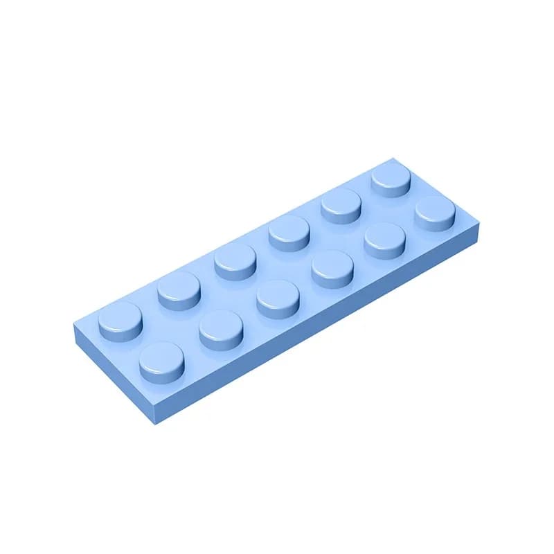 جوبيكس GDS-512 لوحة 2 x 6 متوافقة مع ليجو 3795 قطع مكعبات بناء للأطفال DIY لوحة جسيمات DIY - 5