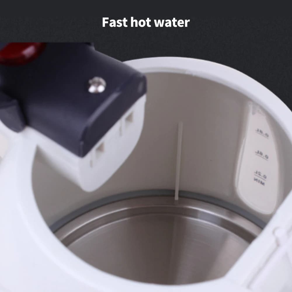 1000mL Car Electric Kettle 12V/24V 150W Portable Cigarette Lighter Kettle for Trip Travel Car Truck Travel Coffee Heated Tea Pot - 5