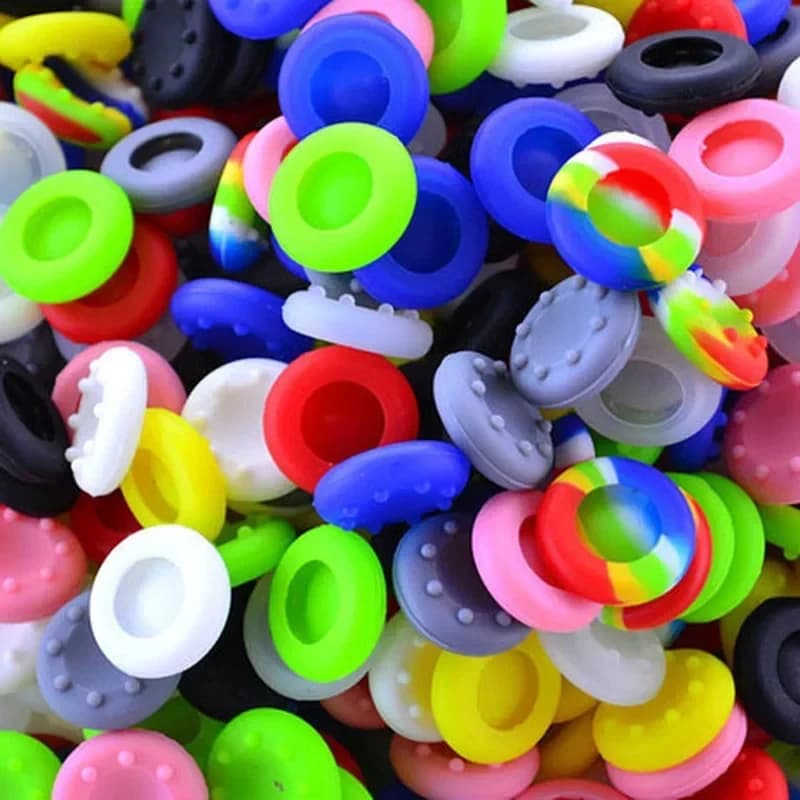 20pcs Random Soft Silicone Gamepad Joystick Grip Caps Case for PS4/PS5/Xbox360/Xbox One/Switch Pro Controller Game Accessories - 2