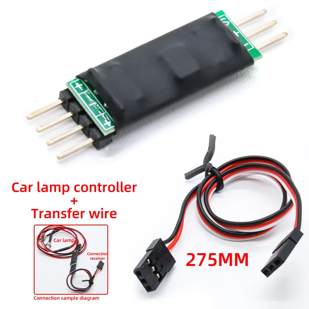 3CH LED Light Controller Switch Panel System On/Off for RC Car Airplane 1/10 1/8 RC Model Car HSP TAMIYA Axial SCX10 Trx4 - 4
