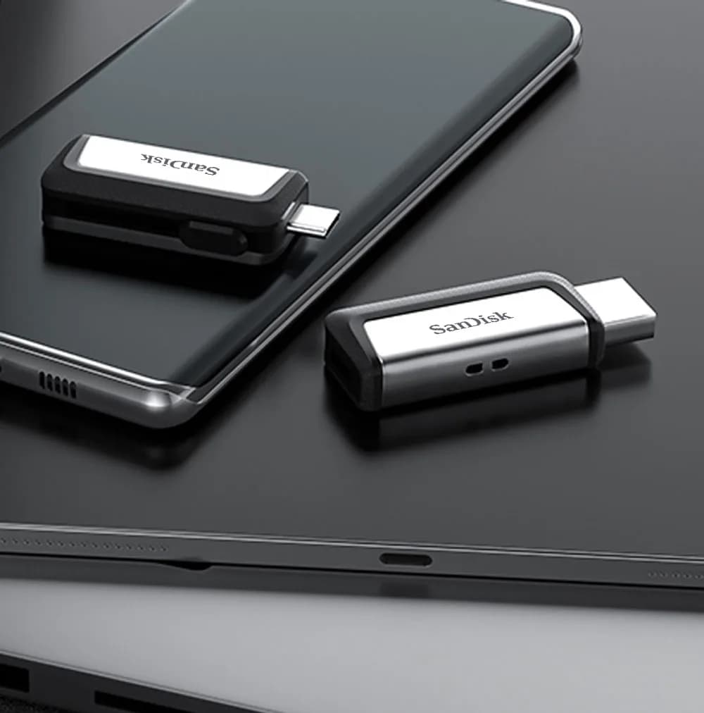 SanDisk SDDDC2 OTG USB 3.1 Type-C Flash Drive 256GB 128GB 64GB Ultra Dual Drive 150MB/s USB Type-C for USB Type-C and Type-A - 6