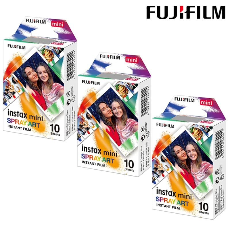 Fujifilm Instax Mini Film Instax Mini 13 Spray Art Design Film For Fuji Mini 12 41 9 SE 25 99 40 Evo 90 Instant Cameras Link 3 - 3