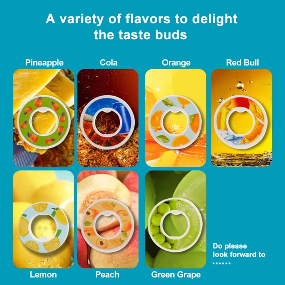 650ml Flavored Water Bottle Sports Drinking Bottle Flavor Pods Fruit Scent Up Water Cup for Outdoor Camping Fitness Fashion - 3