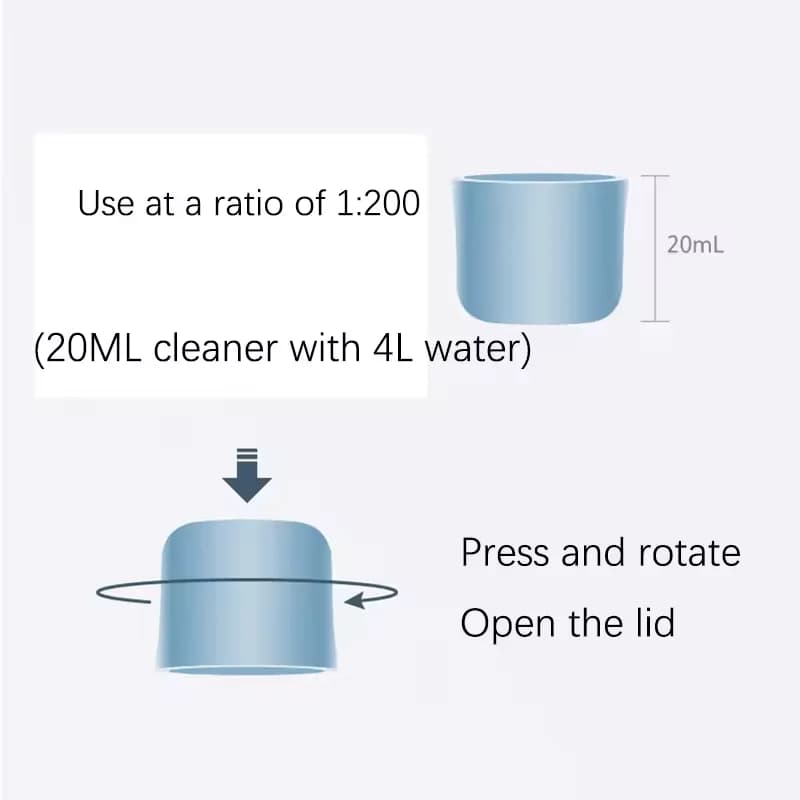 Original Floor Cleaning Solution 1L Roborock S7 MaxV Ultra S7 Pro Ultra S7 S8 S8 PLUS S8+ S8 Pro Ultra Parts Vacuum Cleaner - 4
