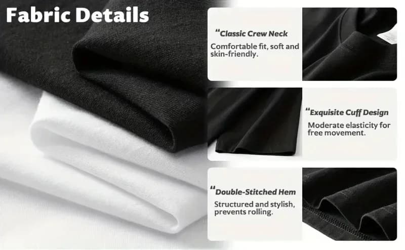Men's Loose Wide-Leg Pants, Spring/Autumn Casual Long Trousers, American Street Trendy Versatile Style - 6