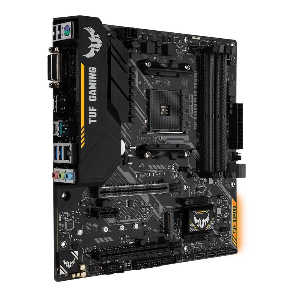 ASUS TUF B450M-PLUS GAMING AMD B450 AM4 Motherboard Support R5 5600X 5600 3600 R7 5800X3D R9 5900X CPU SATA 6Gb/s HDMI M.2 mATX - 5