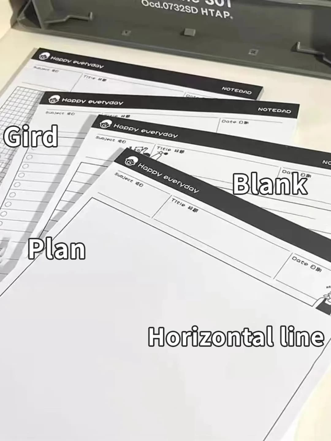 1PC B5 Sticky Note Paper Simple and Tear off Paper Learning Supplies Plan Note Book - 5