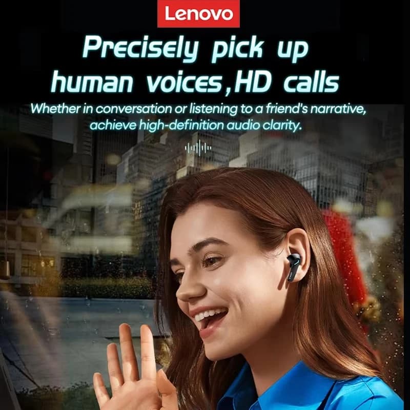 Lenovo  Original GM2 Pro Bluetooth V5.3 TWS Wireless Earphones Stereo Sport Earbuds Game Music Low Latency Headset 2026 New - 5