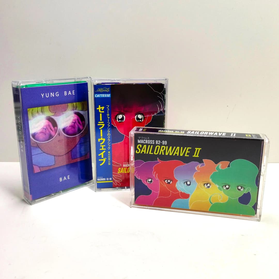 شريط موسيقى City Pop YUNG BAE MACROSS 82-99 Tsukino Usagi، ألبوم Vaporwave Bae، SAILORWAVE، أشرطة كاسيت، أزياء تنكرية، صندوق موسيقى تصويرية، هدايا