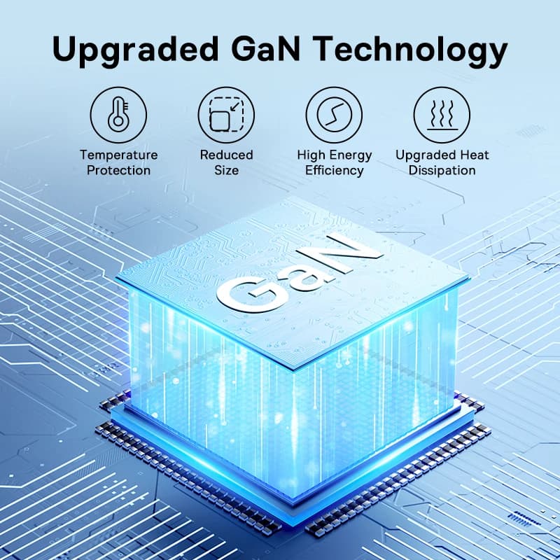 شاحن Baseus 65W USB C شاحن GaN يدعم QC PD شحن سريع محمول لجهاز iPhone 17 16 15 شاحن كمبيوتر محمول Xiaomi - 4