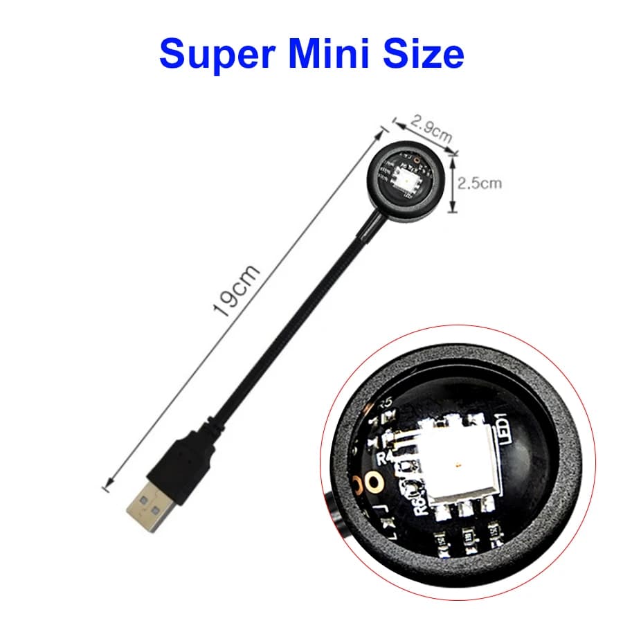 USB LED غروب الشمس مصباح ليلة كشاف ضوئي التصوير جدار جو أضواء النيون للحزب الديكور غرفة نوم غرفة المعيشة ديكور - 2