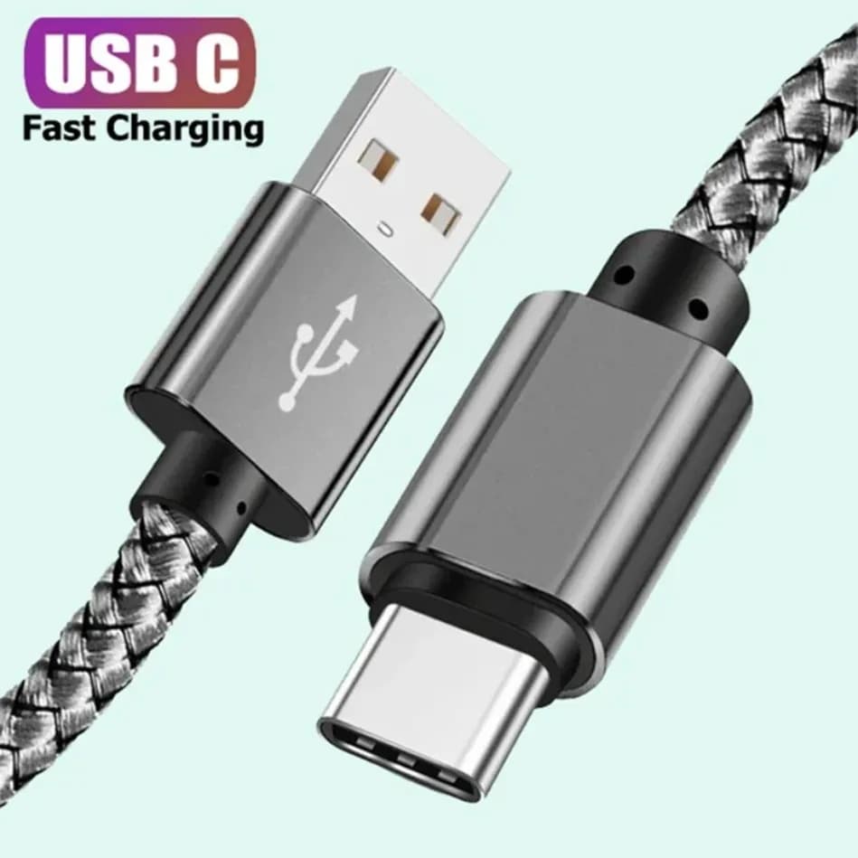 Durable Dragon Braided USB C Cable High Tensile Strength 2.4A Fast Charging Type C Cord Tangle Free for All Type C Devices - 6