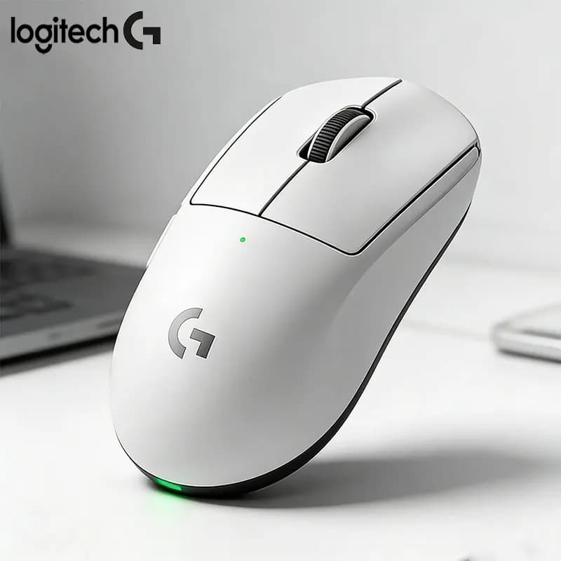 ماوس الألعاب اللاسلكي Logitech PRO X SUPERLIGHT/G305/G304 بتأثيرات إضاءة RGB ملونة للاستخدام المزدوج في الألعاب والمكتب
