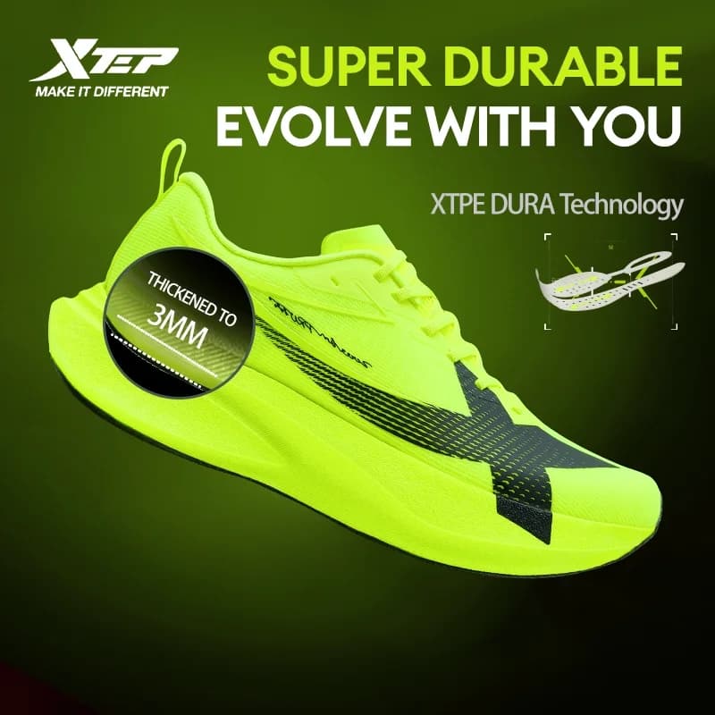 أحذية الجري للرجال XTEP 2000km PRO ربيع 2026 ناعمة متينة ثابتة مريحة خفيفة الوزن حذاء رياضي رجالي 874219110026 - 4