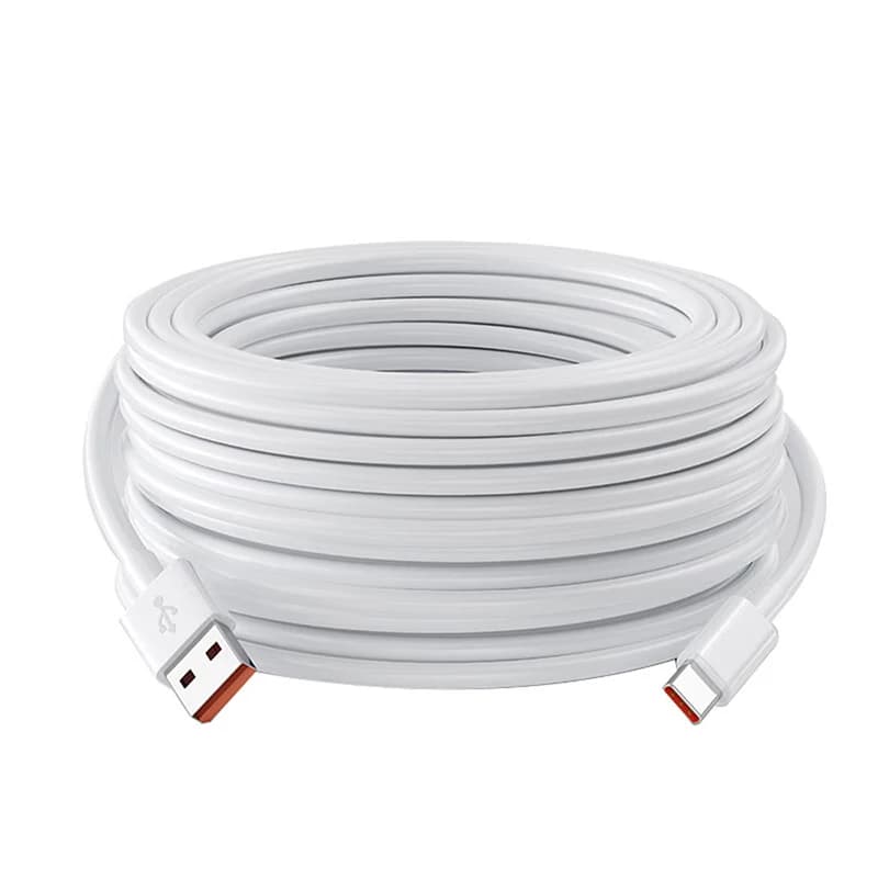كابل USB C طويل جداً لشاومي ريدمي هواوي هواتف محمولة كابل شحن نوع سي معدات كاميرا VR 2 متر 3 متر 5 متر 8 متر 10 متر 12 متر 14 متر - 6