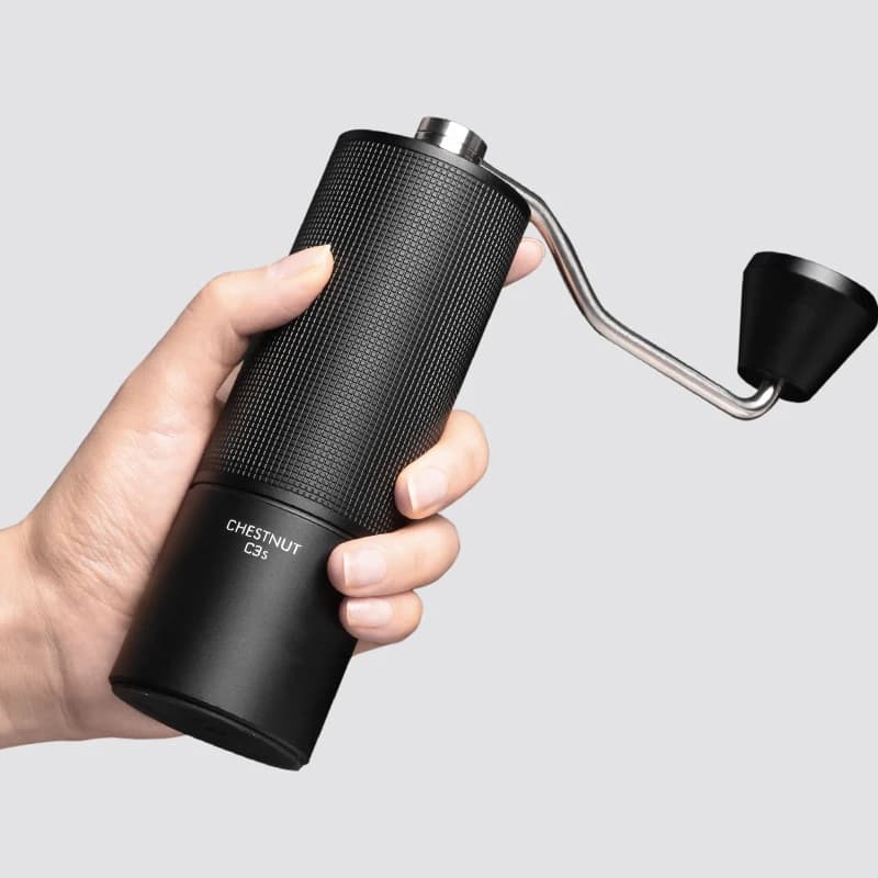 مطحنة قهوة يدوية TIMEMORE Chestnut C3S / C3ESP، ترقية بجسم معدني بالكامل وتصميم مقاوم للانزلاق، مطحنة محمولة مع شفرة S2C داخلية