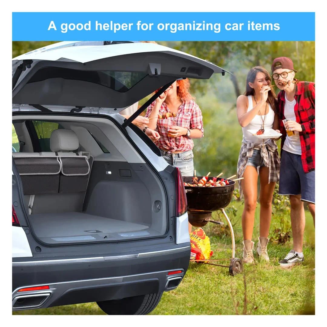 Car Trunk Organizer Backseat Storage Bag High Capacity Multi-use Oxford Car Seat Back Organizers Automobile Interior - 5