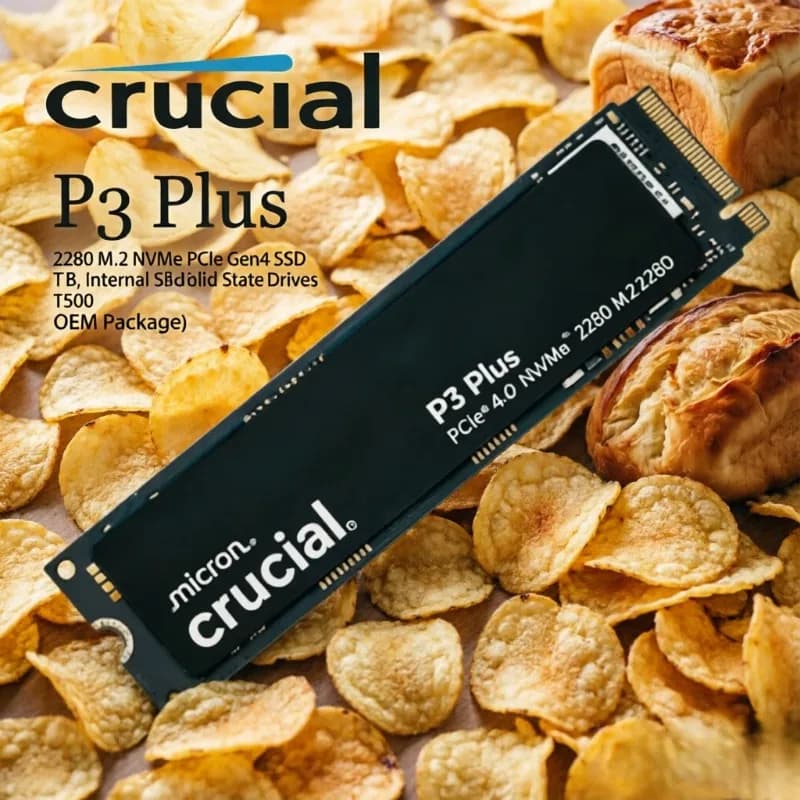 قرص صلب داخلي كروشيال 2280 M.2 NVMe PCIe Gen4 SSD P3 بلس 1 تيرا بايت/2 تيرا بايت P310 1 تيرا بايت، T500 1 تيرا بايت، عدة مواصفات، حزمة OEM