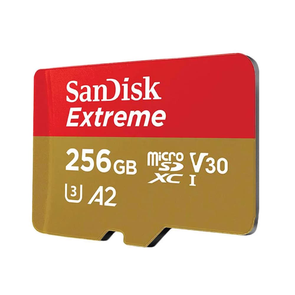 بطاقة ذاكرة SanDisk Extreme microSD بسعة 1 تيرا بايت و512 جيجا بايت و256 جيجا بايت A2 U3 UHS-I USB3.0 4K فلاش مايكرو إس دي للكاميرا GoPro وطائرات DJI بدون طيار - 4