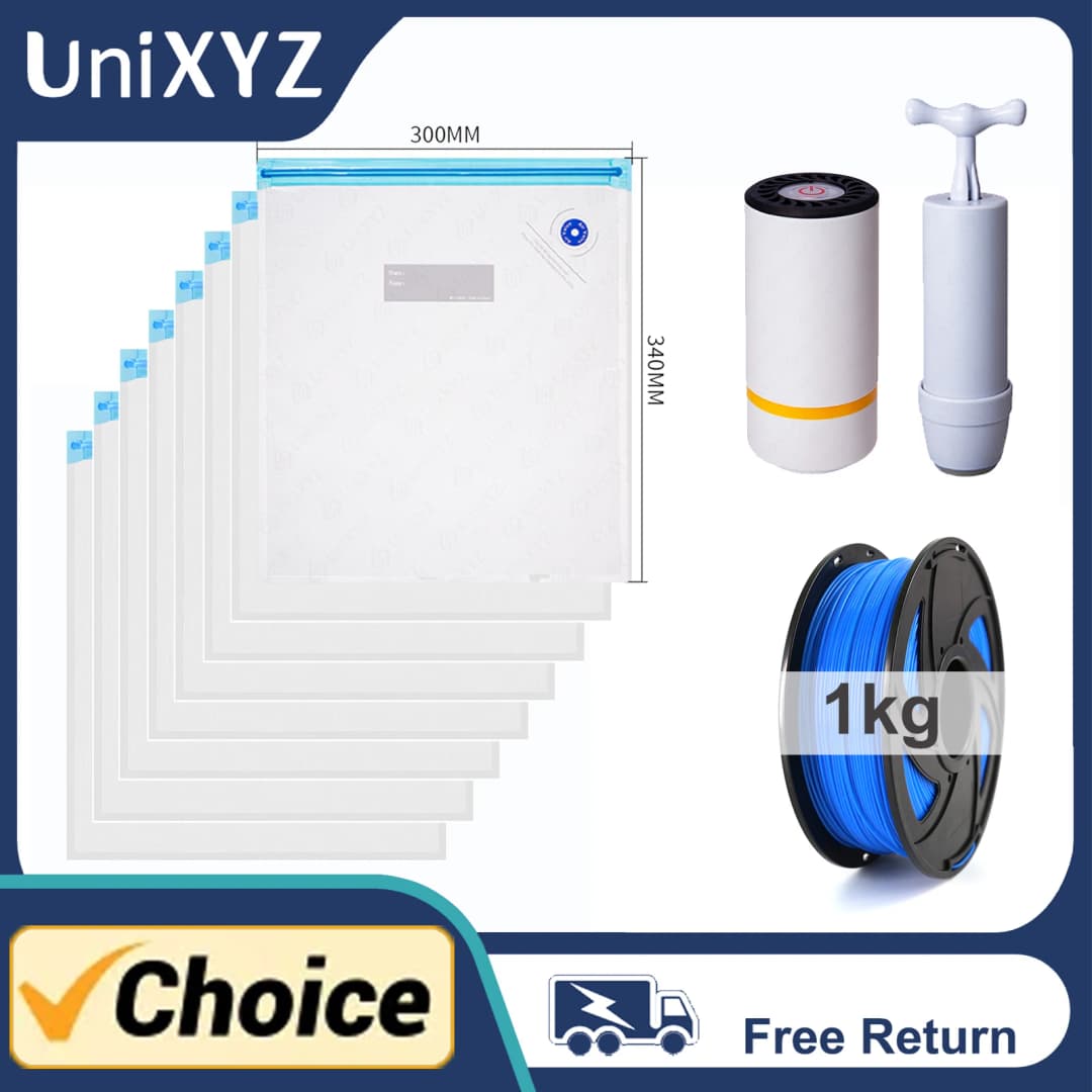 كيس تخزين خيوط طابعة ثلاثية الأبعاد PLA ABS PETG كيس تفريغ هواء مجفف حافظ مقاوم للرطوبة أكياس غلق محكمة للحفاظ على جفاف الخيوط مغلقة