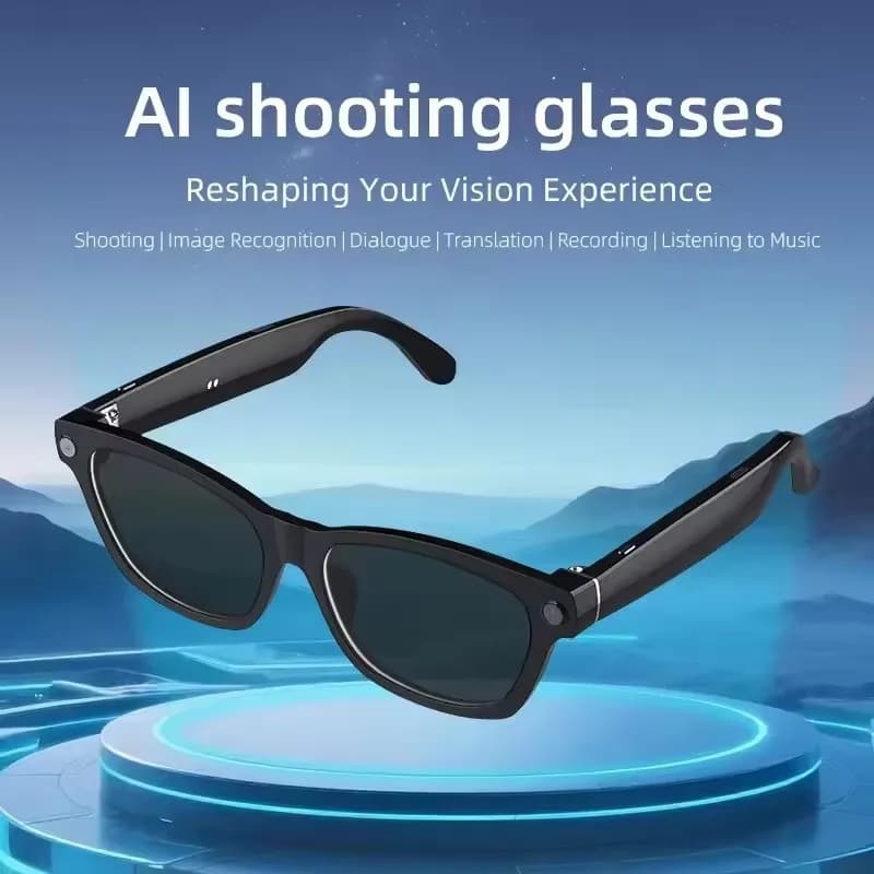 Lenovo AI Smart Glasses AI Translation 8MP HD Camera 4K Shooting Image Bluetooth Call Recording Music Smart Sunglasses 2026 New - 2