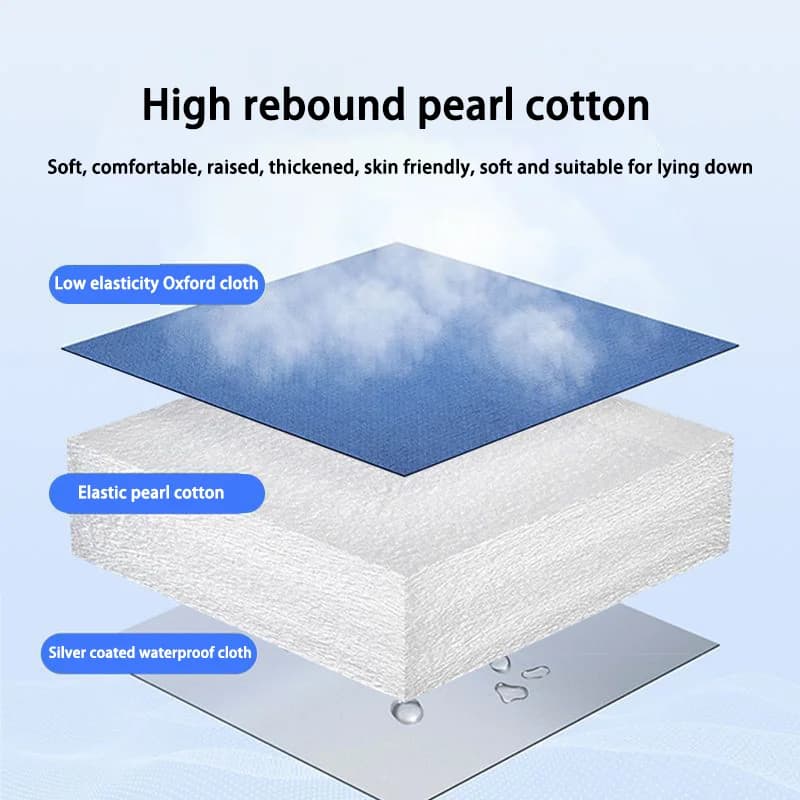 Travel Bed Car mattress single bed car folding car rear trunk portable sleeping mat leveling mat suv sleeping mat - 5