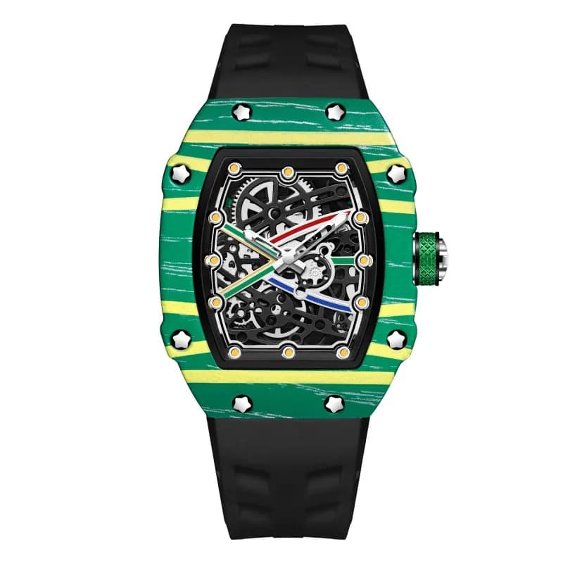 New Ultra-Thin Barrel-Shaped Men's Quartz Watch Stylish Personalized Fashionable Timepiece - 6