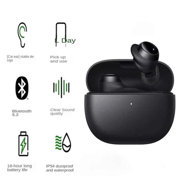 Xiaomi Redmi Buds 3 Lite Wireless Bluetooth Headphones 5.2 Bluetooth Headphones Sports Headphones in-Ear Headphones - 3