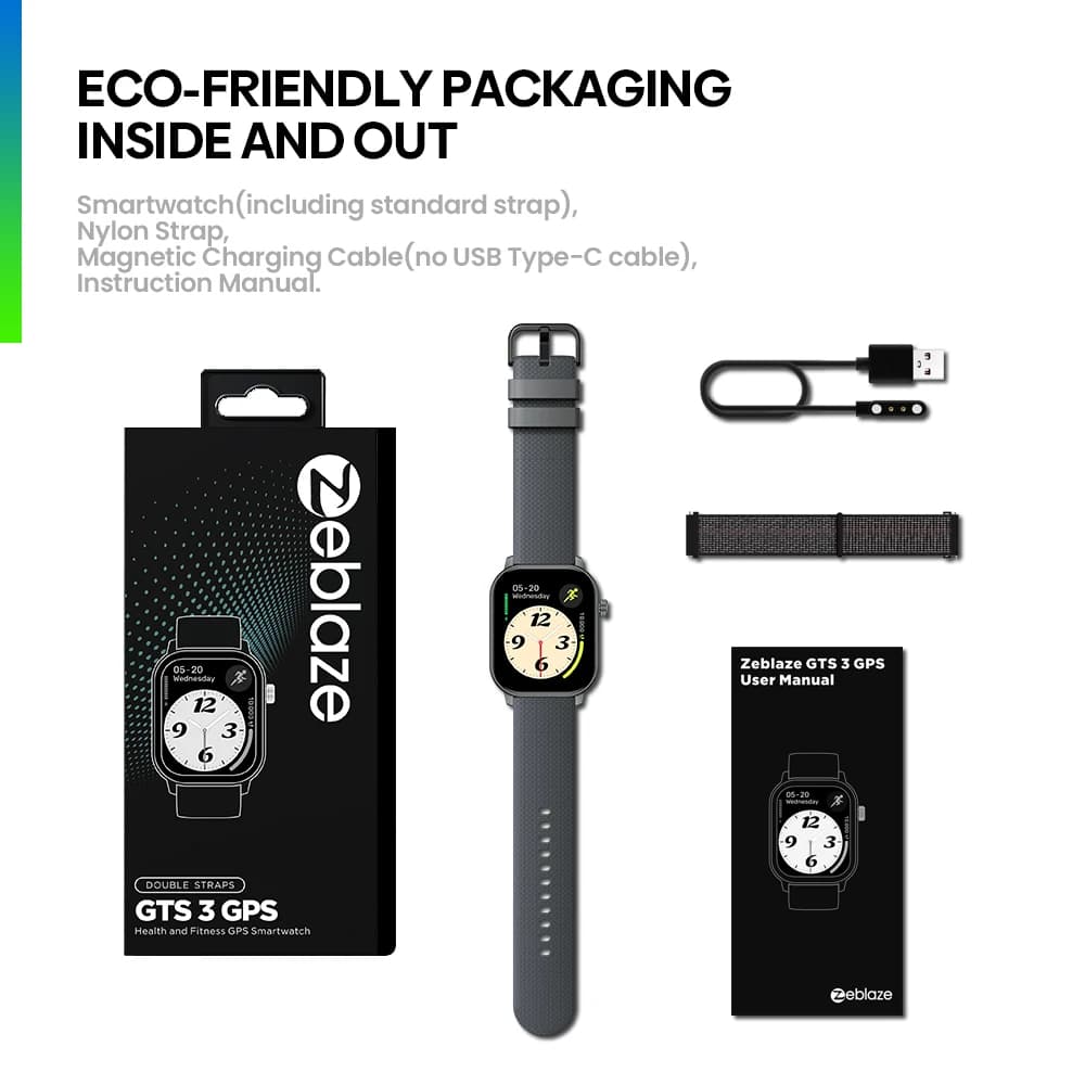ساعة ذكية رياضية جديدة 2025 زيبليز جي تي اس 3 مع نظام تحديد المواقع العالمي (جي بي اس) ومكالمات صوتية وشاشة 2.01 بوصة لمراقبة معدل ضربات القلب ومستوى الأكسجين في الدم وتتبع التوتر للرجال والسيدات - 6