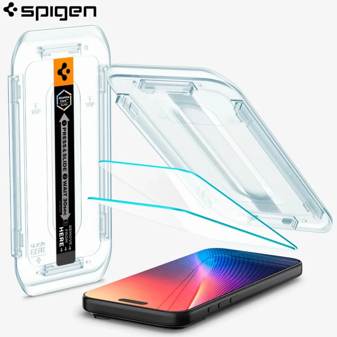 2PCS Spigen Glas.tR EZ Fit HD Tempered Glass Film Screen Protector For iphone 17 16 15 14 ProMax 9H+ Privacy Screen Protector