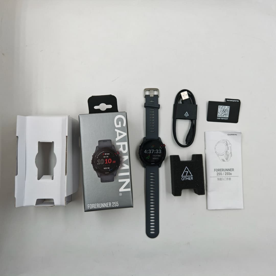 Garmin Forerunner 255 Sports Smartwatch 46mm 1.3'' Color Screen 14 Days Battery Life 4GB RAM NFC Bluetooth Wifi 5ATM Waterproof - 2