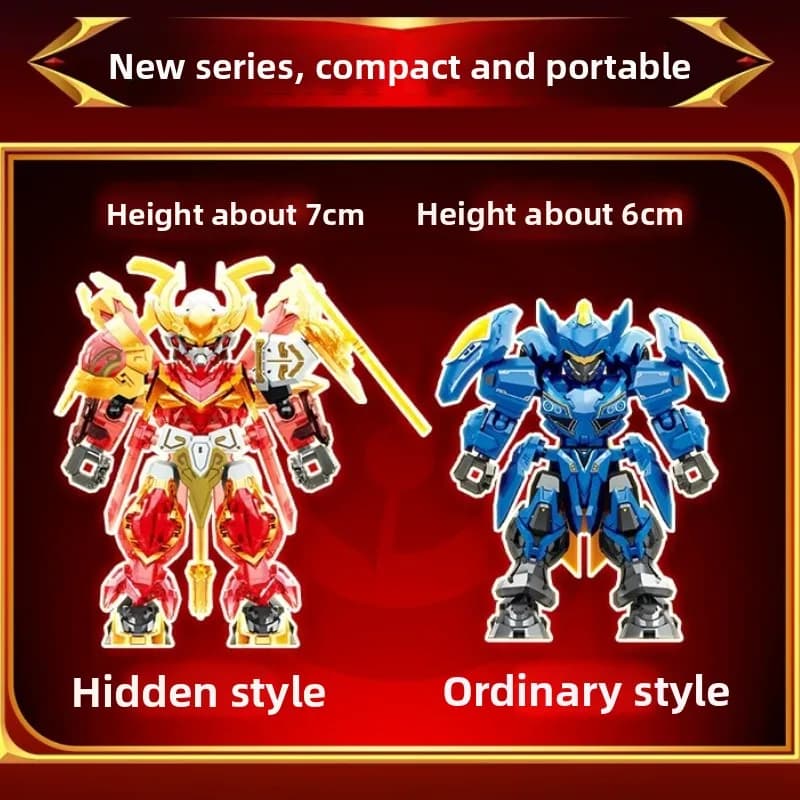 SEMBO Honor of Kings Blind Box Action Figure Model Kit Official Licensed Sky Dust Level First Batch Collectible Toy - 6