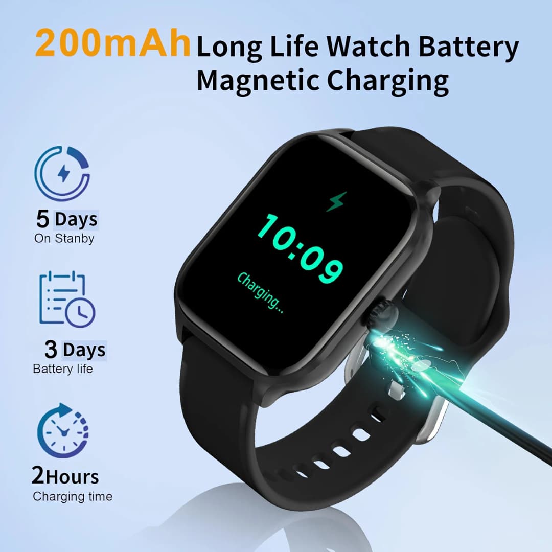 LAXASFIT 2025 New Smart Watch H9 Bluetooth Calls Men Women Smartwatches Fitness Bracelet Custom Watch Face - 6