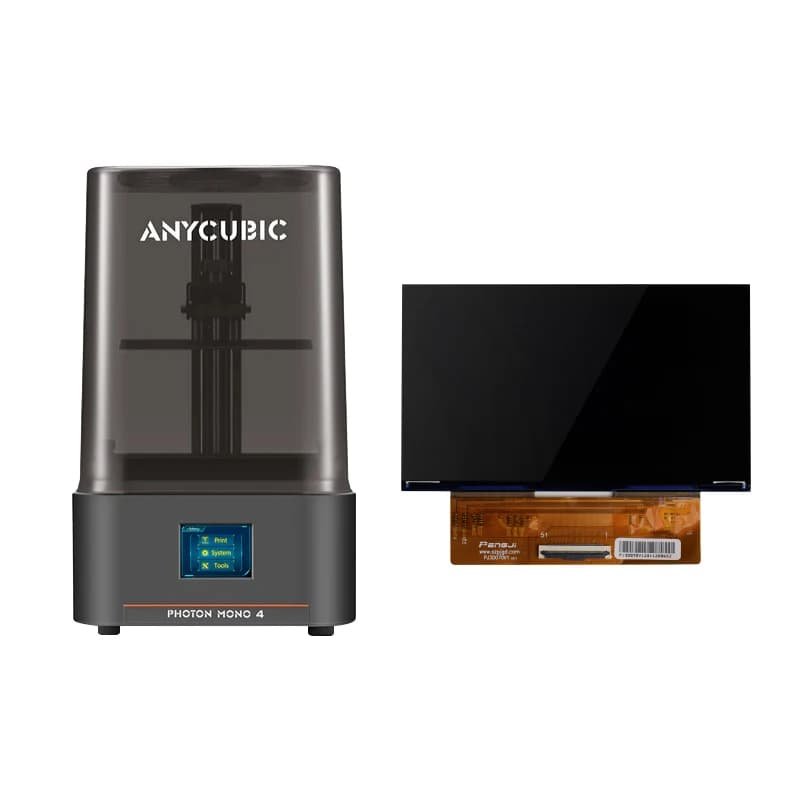 شاشة LCD أحادية اللون Anycubic Mono 4 مقاس 7 بوصات بدقة 10K قطعة غيار أصلية للطابعة ثلاثية الأبعاد