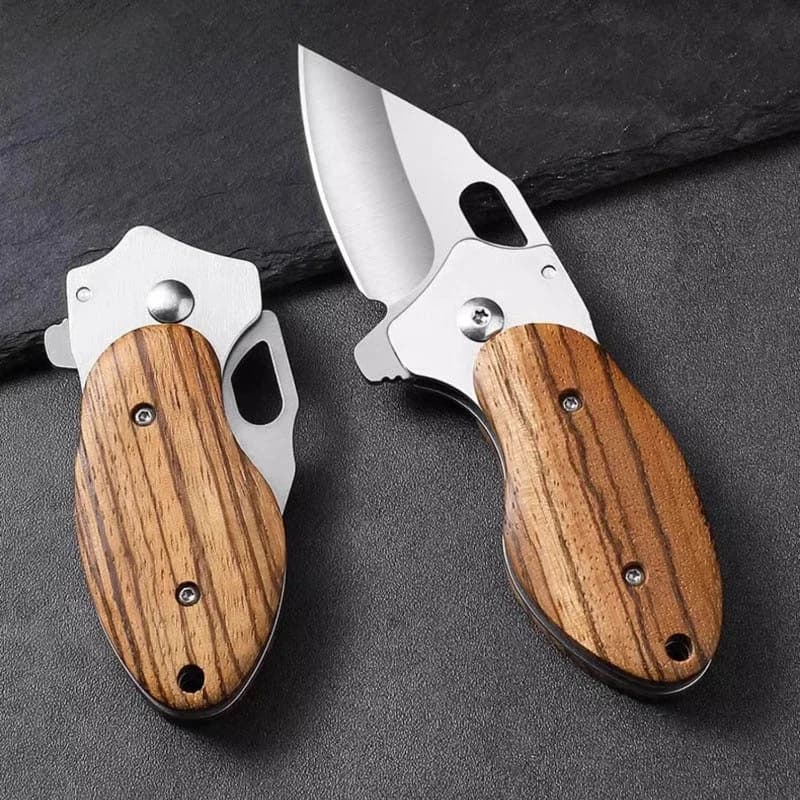 PLYS Sharp High Hardness Outdoor Keychain Knife,folding Fruit Knife, Household Multifunctional Mini Pocket Knife