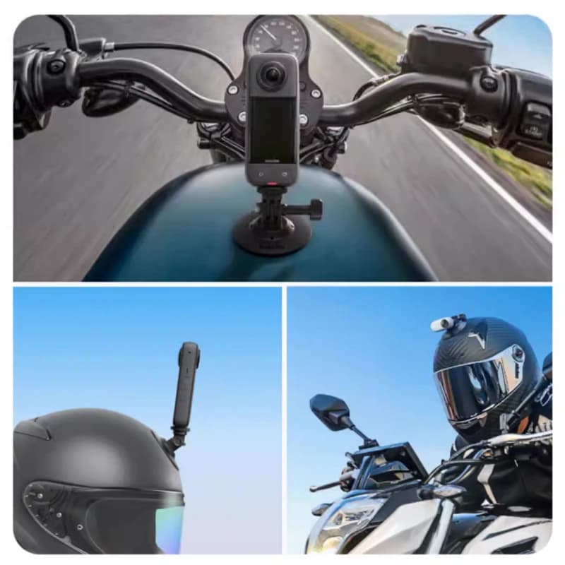 Insta360 Motorcycle Kit (Upgrade) for X4/X3/GO 2/GO 3/GO 3S/ACE PRO/ACE - Official 360 Camera Accessories - 3
