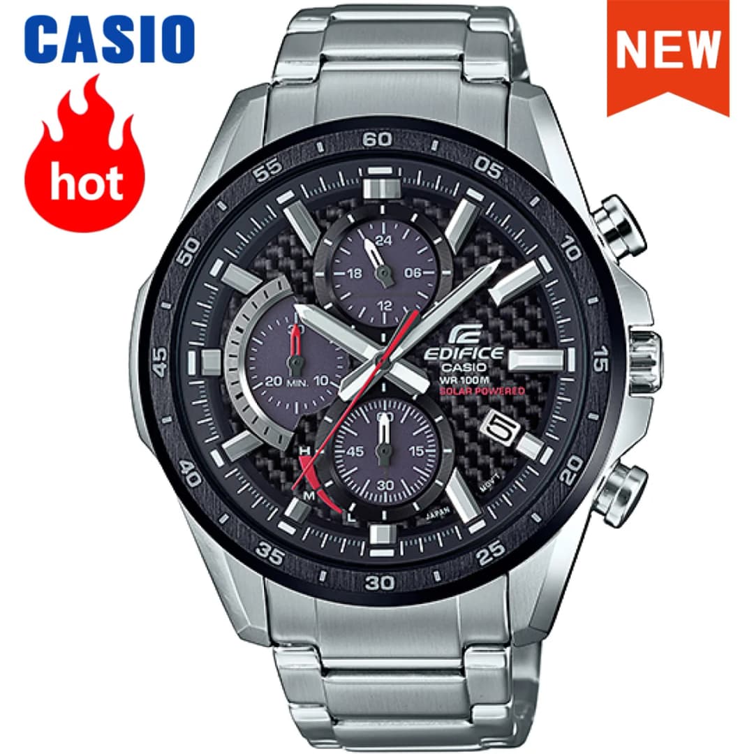 Casio Edifice Series Brand Luxury Quartz Waterproof commercial affairs Solar Bluetooth reloj hombre EQS-900DB