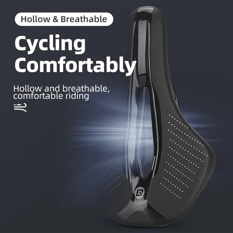 ROCKBROS Cycling Saddle Breathable Comfortable Cushion Waterproof Soft Ultra-light MTB Road Bike Seat Saddle Bicycle Accessories - 4