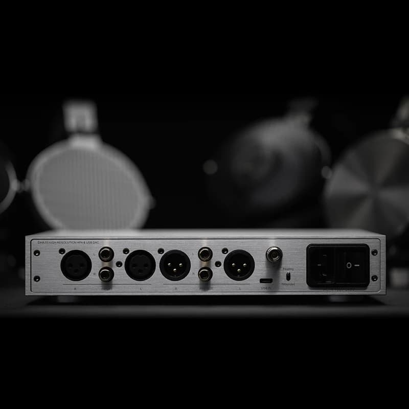 MOONDROP × SMSL DHA15 جهاز DAC AMP متكامل ثنائي الرقاقات CS43198 فك ترميز DSD256 و 32 بت 384 كيلو هرتز مكبر سماعات الرأس - 4