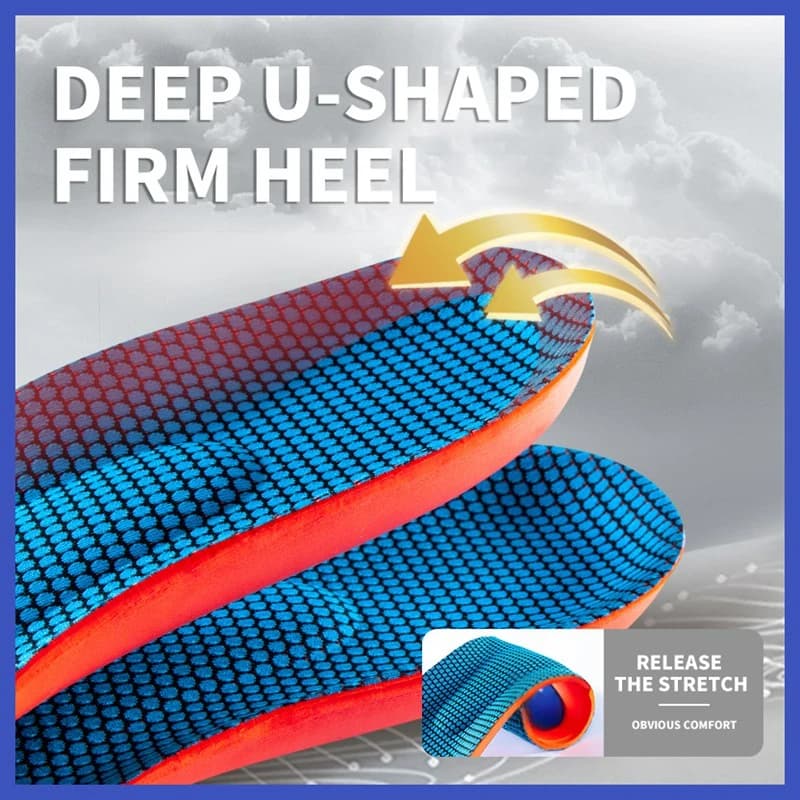 Orthopedic Insoles for Shoes Men Women Brand Arch Support Air Insole for Feet Shock-absorbing Baskets Sport Running Shoe Sole - 6