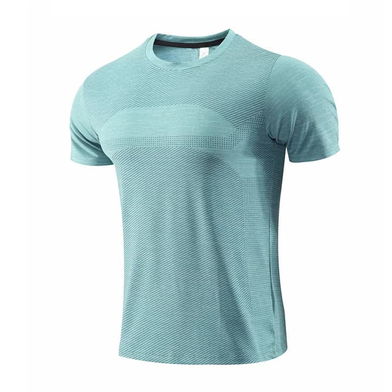 Compression T Shirt Men Bodybuilding Short Sleeve Running T-shirt Quick Dry Fitness Tight Gym Workout Sport t-shirt Rashgard - 2