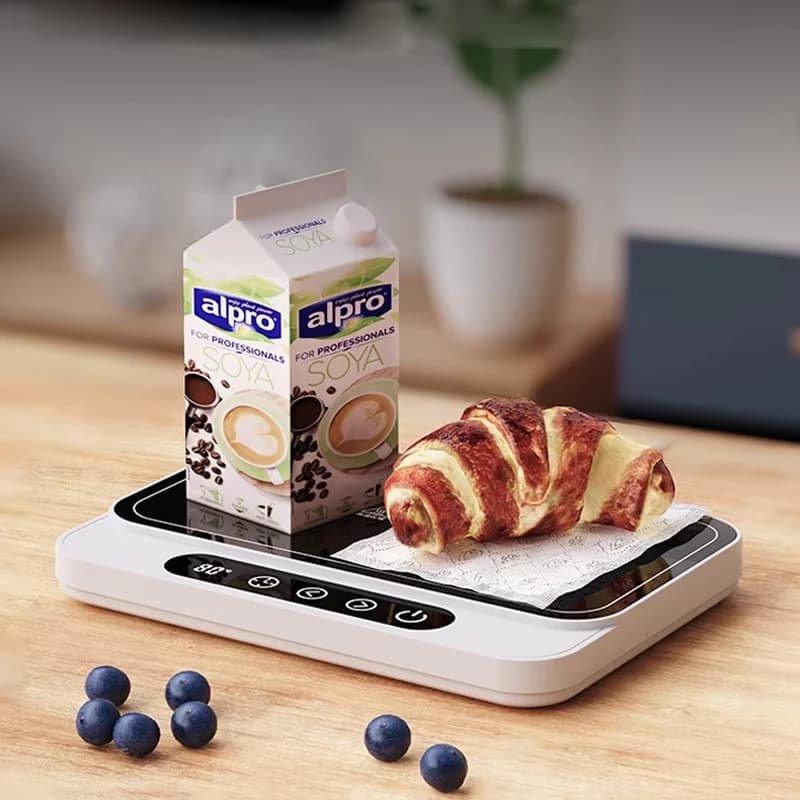 سخان أكواب 50W، لوحة تسخين كهربائية، 9 مستويات حرارة، سخان غداء، للحليب والقهوة، للمنزل والمكتب