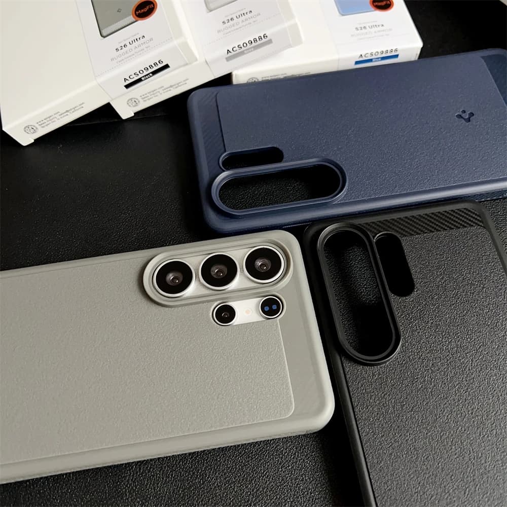 Spigen Rugged Armor MagFit for For Magsafe For Samsung Galaxy S26 Ultra S26 Plus Magnetic Case Wireless Charge Shockproof Cover - 4