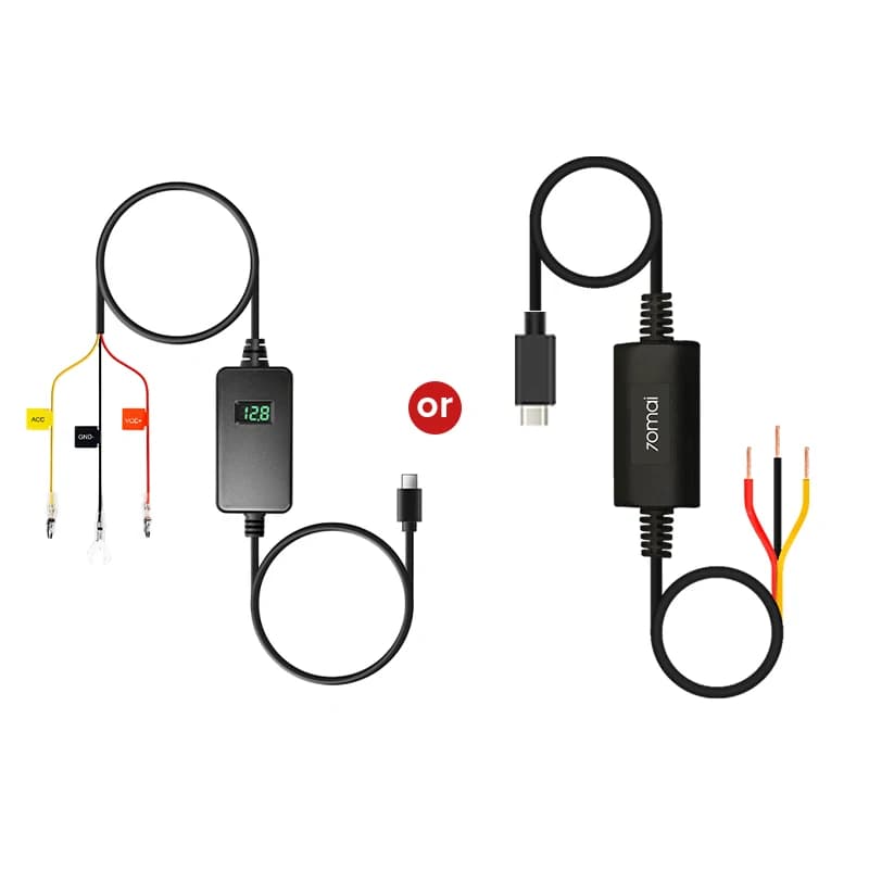 70mai Parking Surveillance Cable UP03 Type-C Port & 70mai Adjustable Hardwire Kit UP06 70mai Type-C Interface 24H Parking Mode - 6