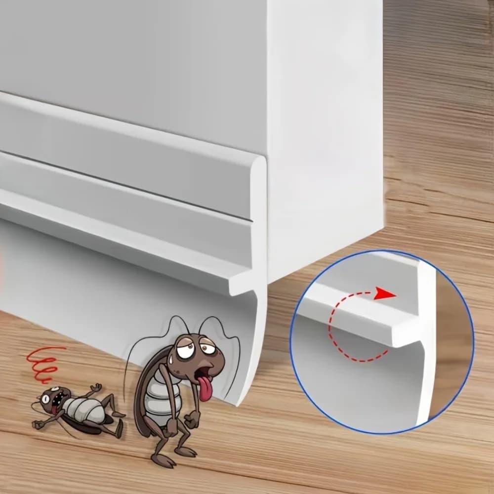 شريط عازل ذاتي اللصق من بولي كلوريد الفينيل لعزل الصوت تحت الأبواب والنوافذ، حاجز قوي